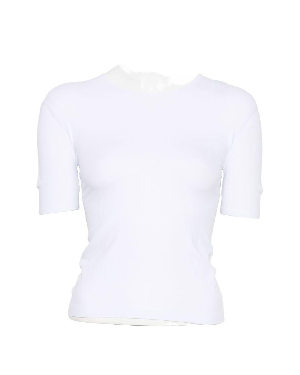 Gucci White Nylon Jersey T-Shirt