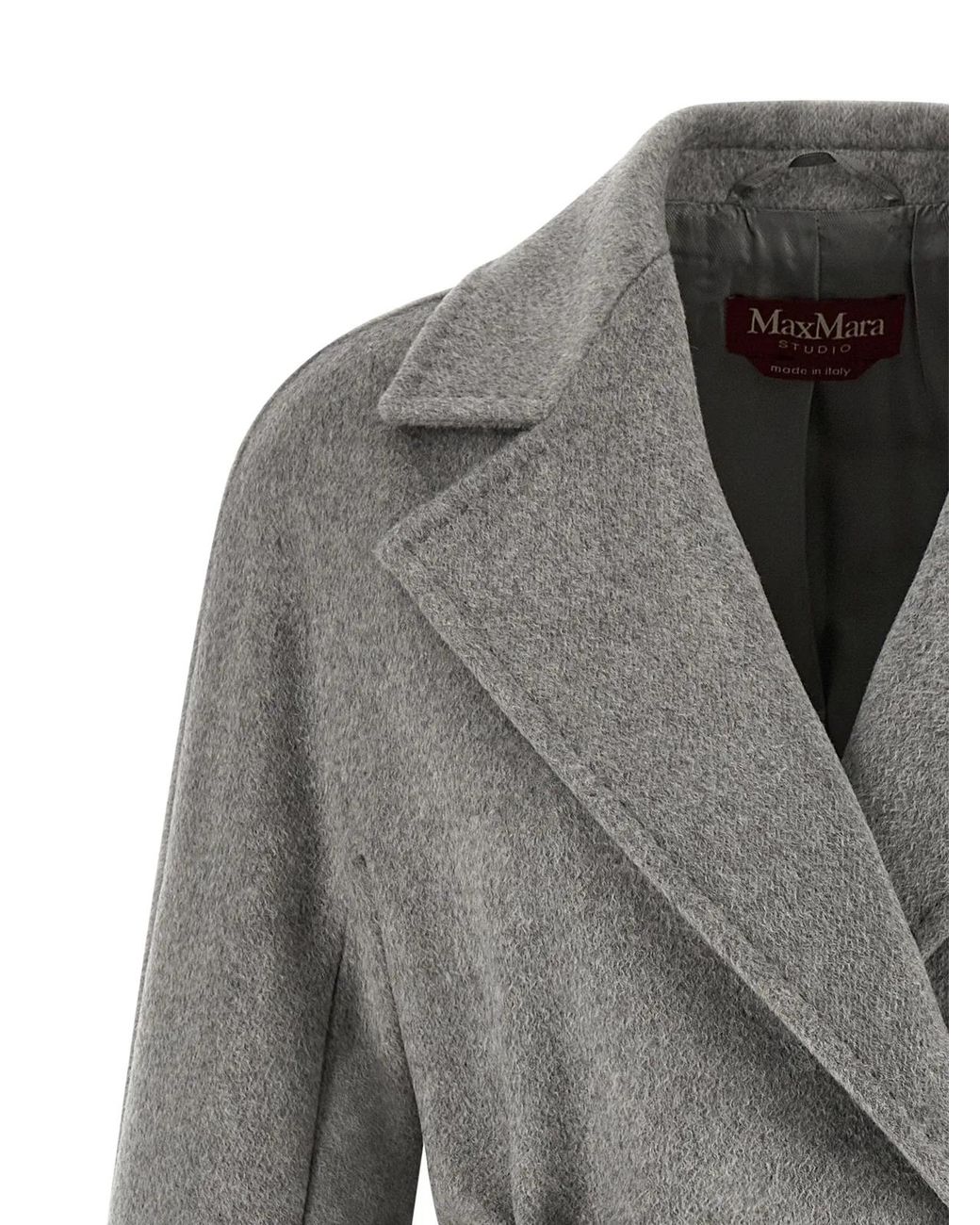 Max Mara Gray 'Panteon' Coat