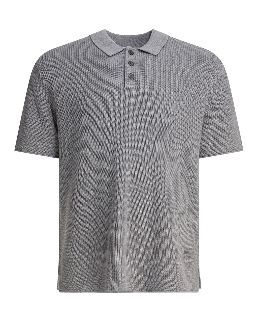 Alex Mill Gray Linen Polo Shirt for men
