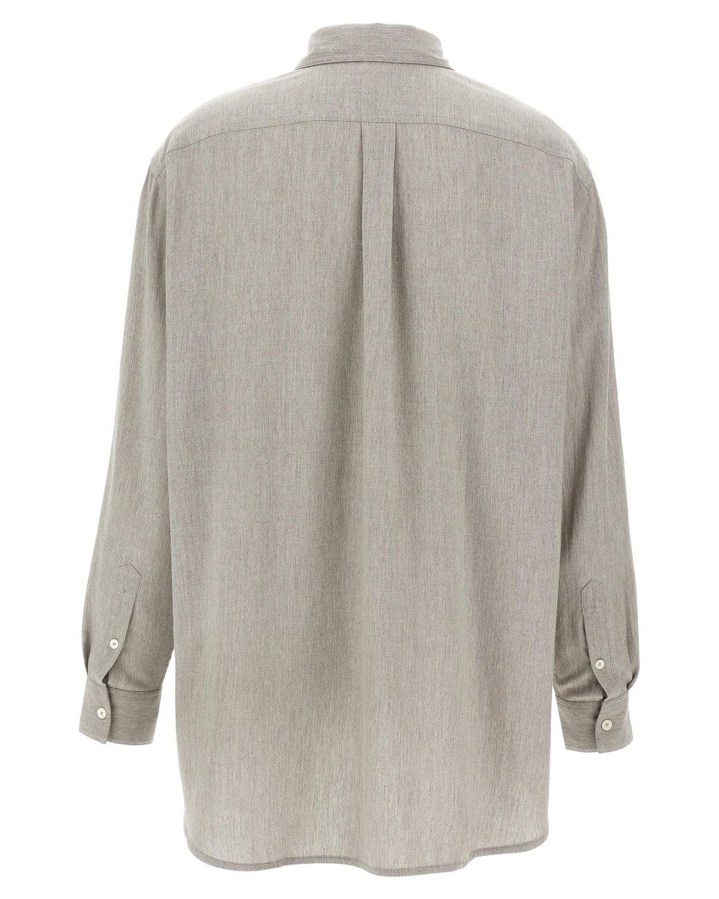 Totême Gray Wool Shirt