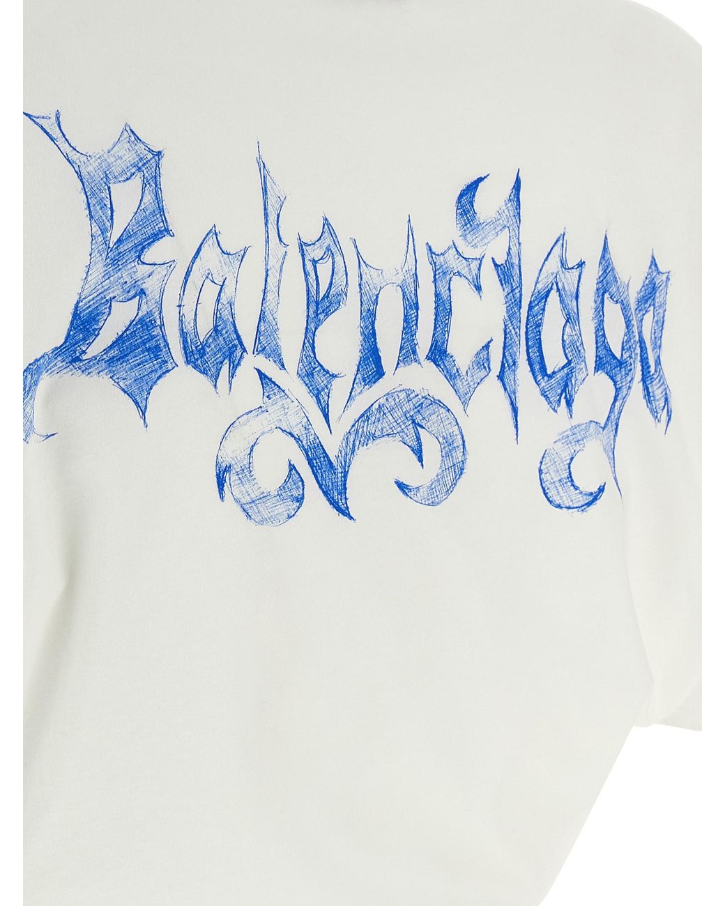 Balenciaga White 'Sketchy' Top