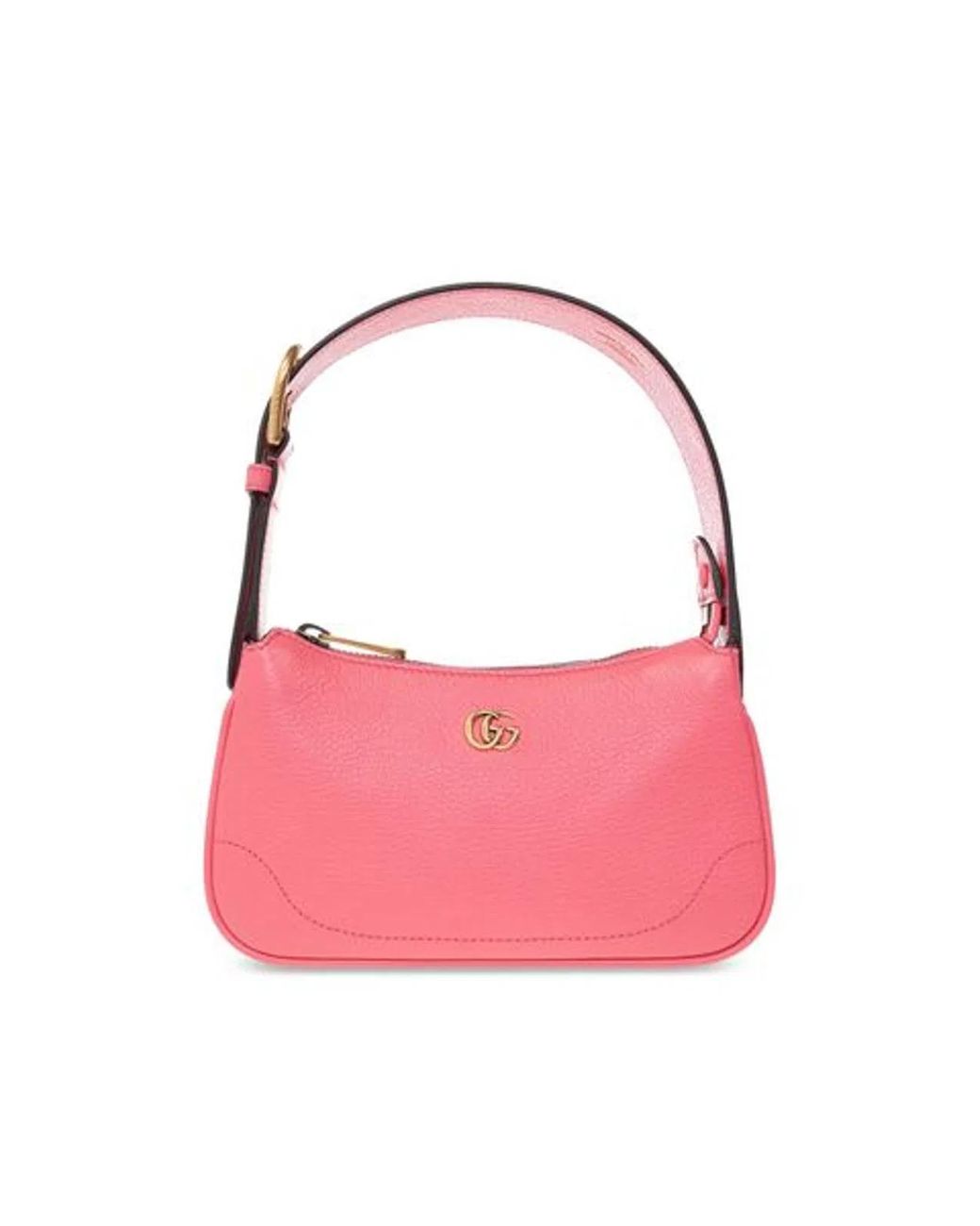 Gucci Pink Aphrodite Mini Leather Shoulder Bag