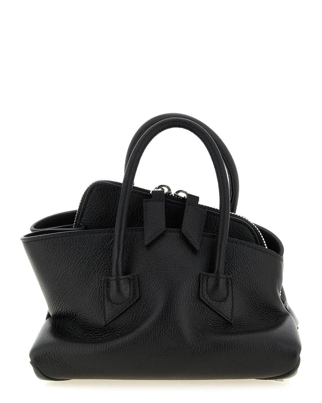 The Attico Black 'La Passeggiata Mini' Handbag