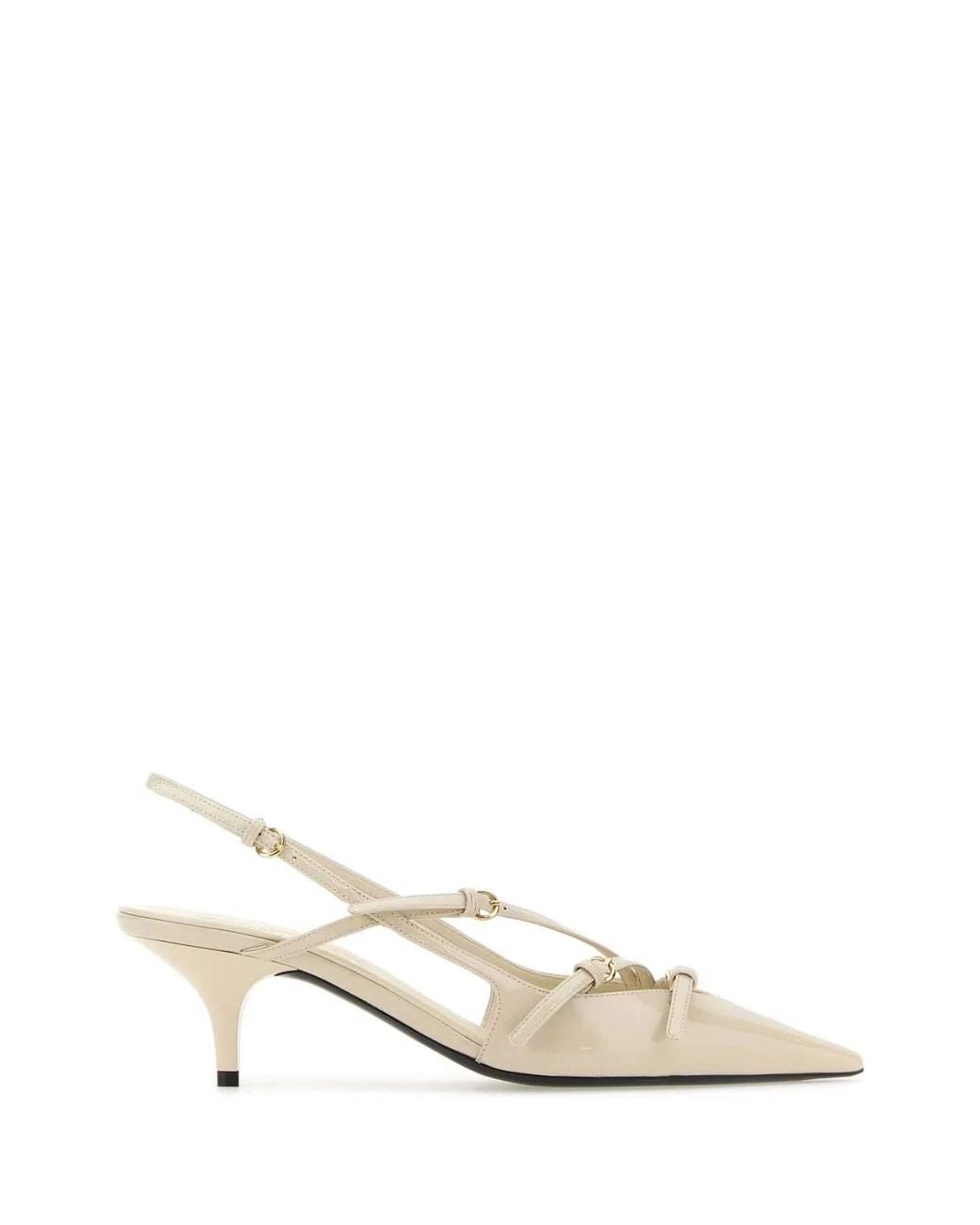 Miu Miu White Ivory Leather Pumps