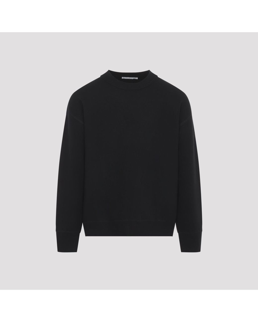 Studio Nicholson Black Moray Cashmere Double Sweatshirt for men