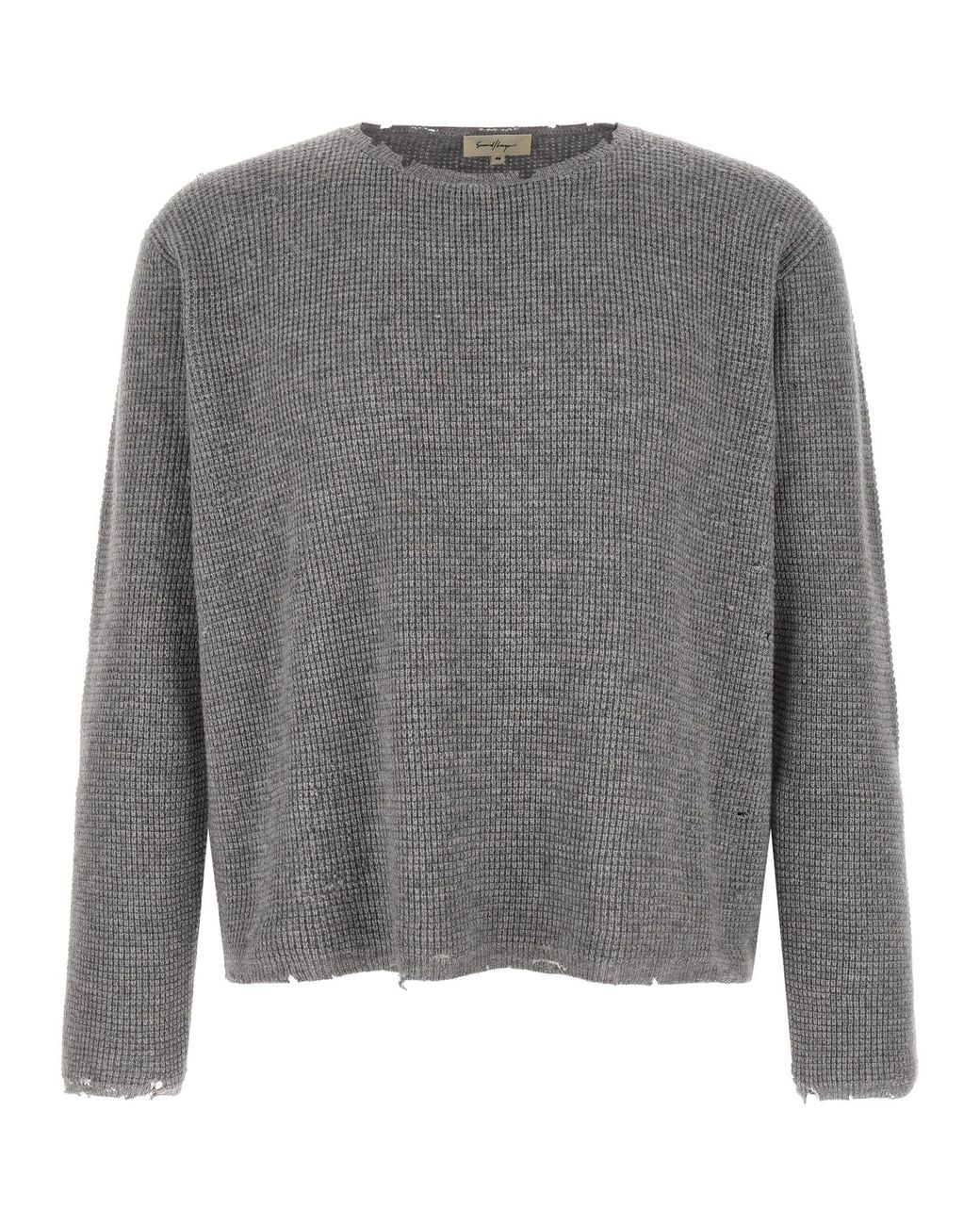 Second/Layer Gray 'Friends' Sweater for men