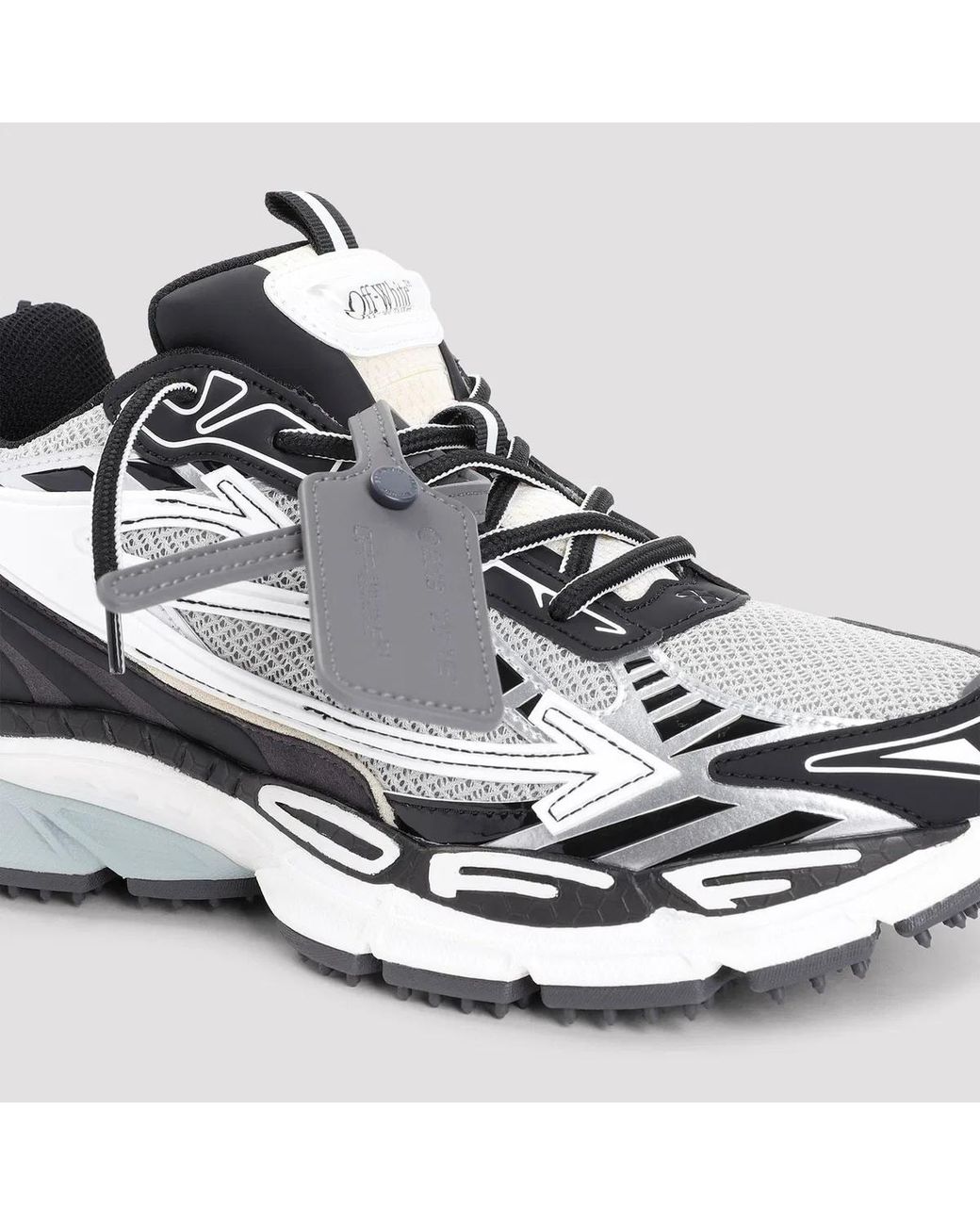 Off-White c/o Virgil Abloh Gray Ow Be Right Back Sneakers for men