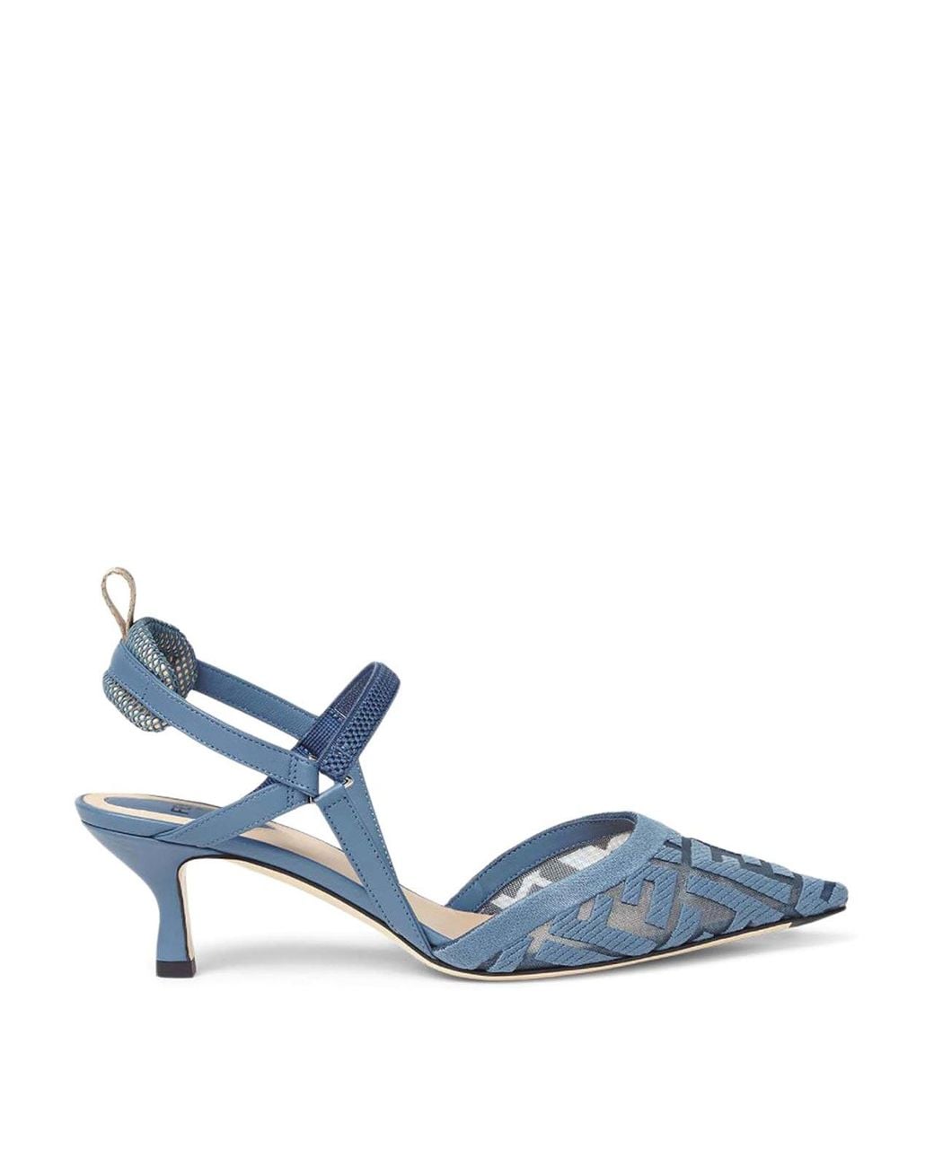Fendi Blue Colibr Lite Slingback