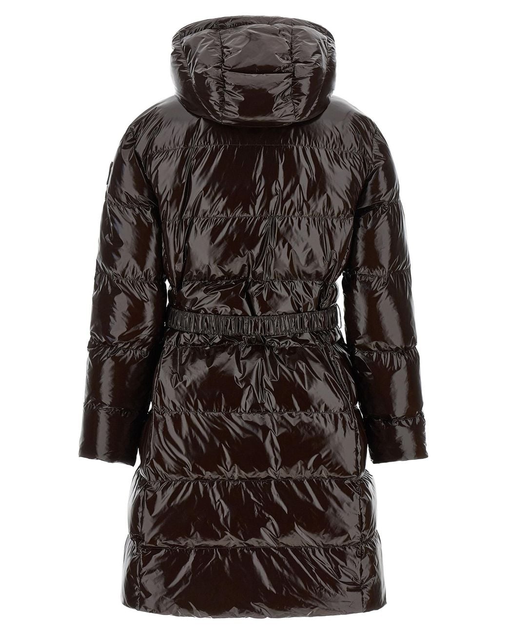 Pinko Black 'Love Birds' Buckle Down Jacket