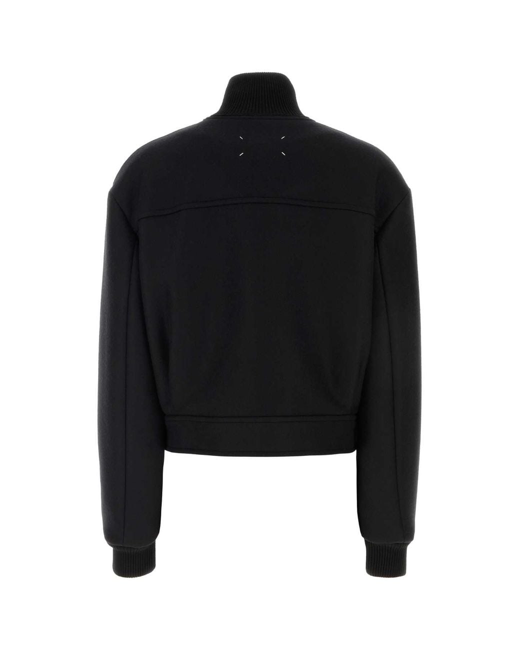 Maison Margiela Black Mini Wool Jacket For