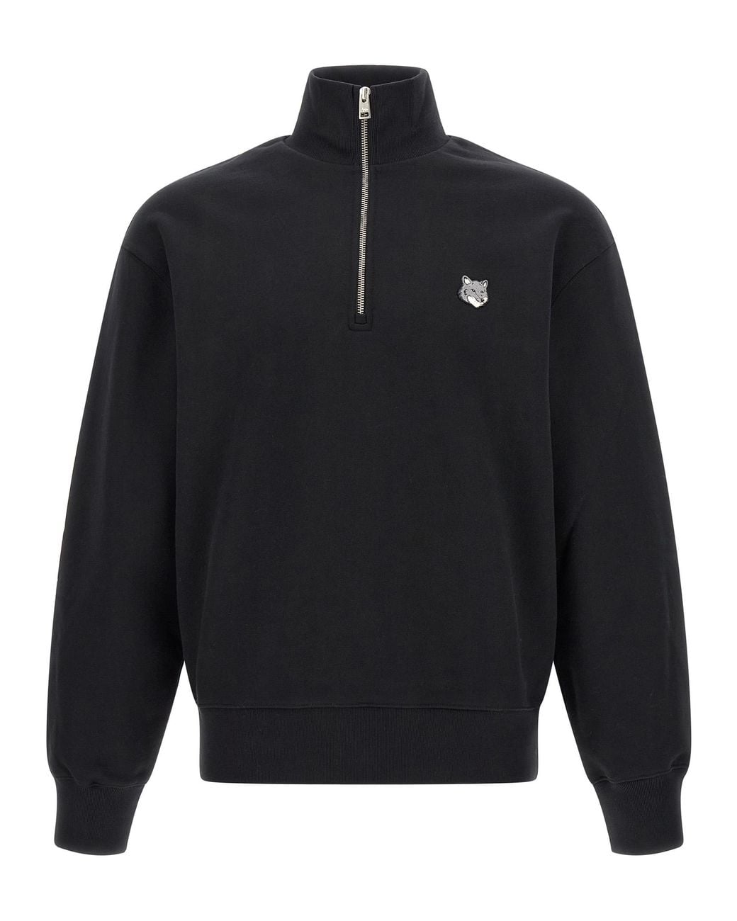 Maison Kitsuné Blue 'Fox Head' Sweatshirt for men