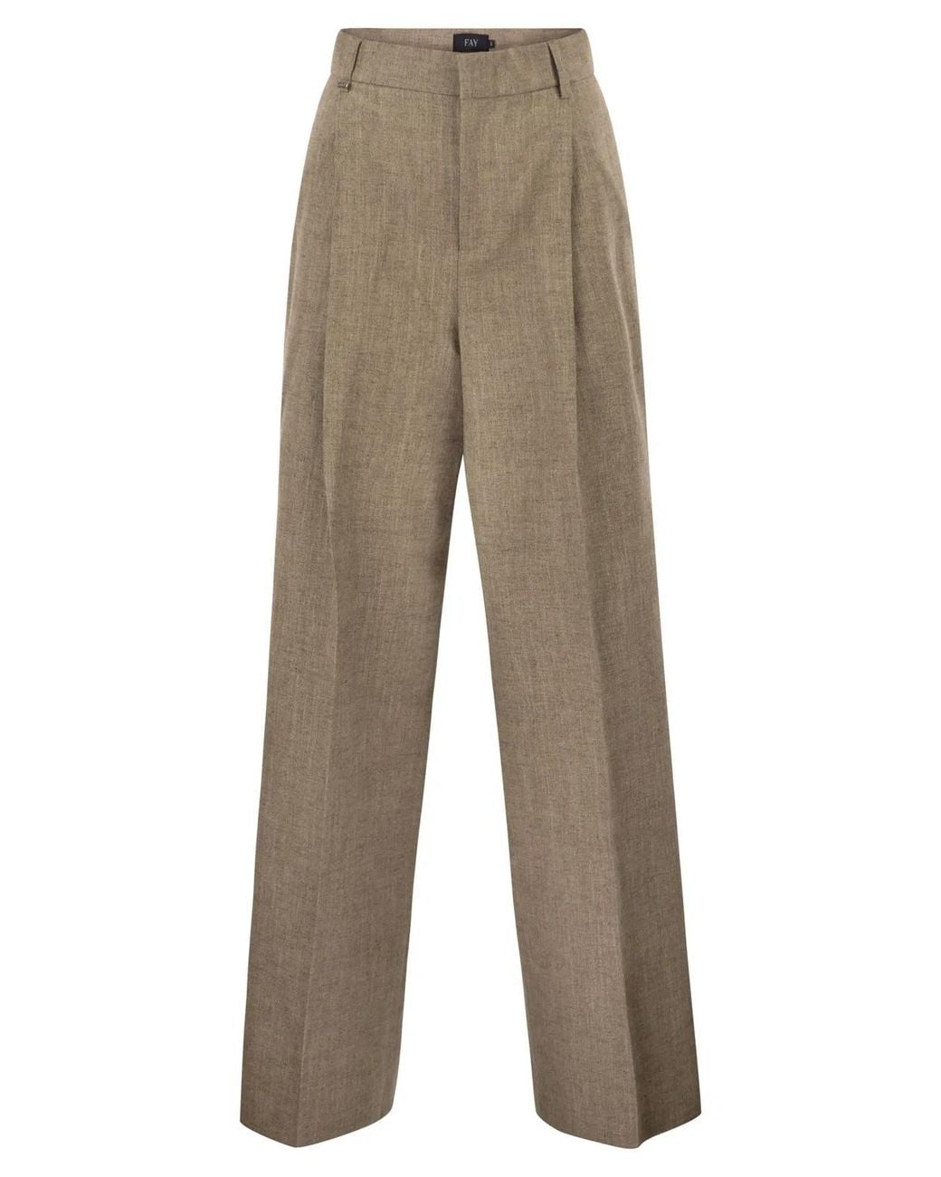 Fay Natural Regular Fit Trousers