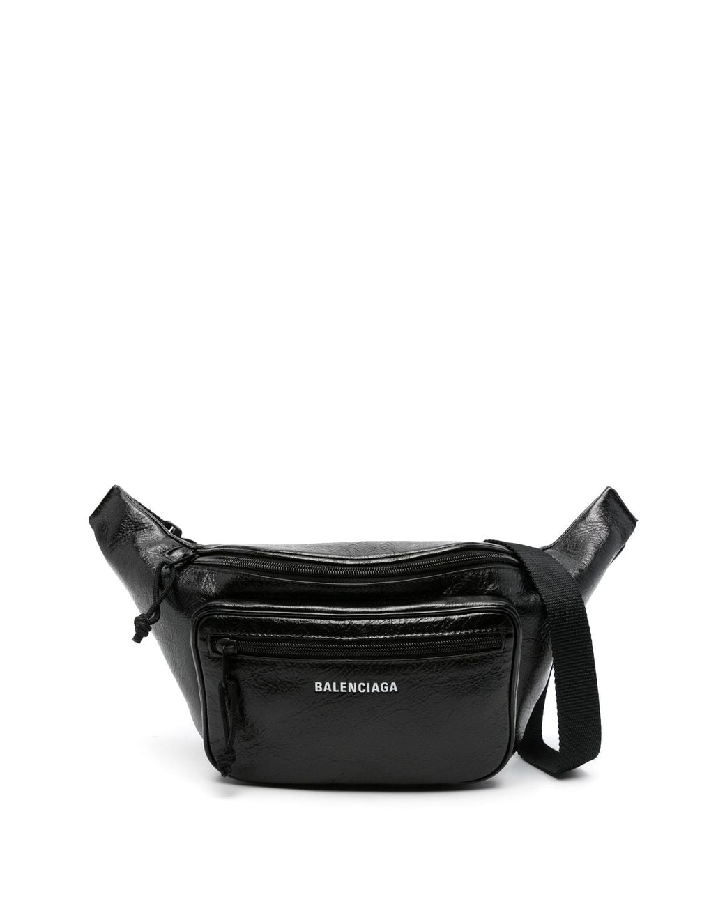 Balenciaga Black Explorer Belt Bag for men