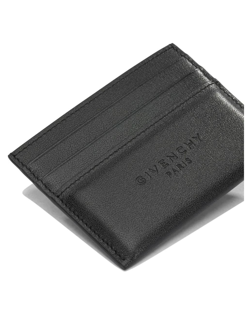 Givenchy White "Antigonia Stamped" Card Holder for men