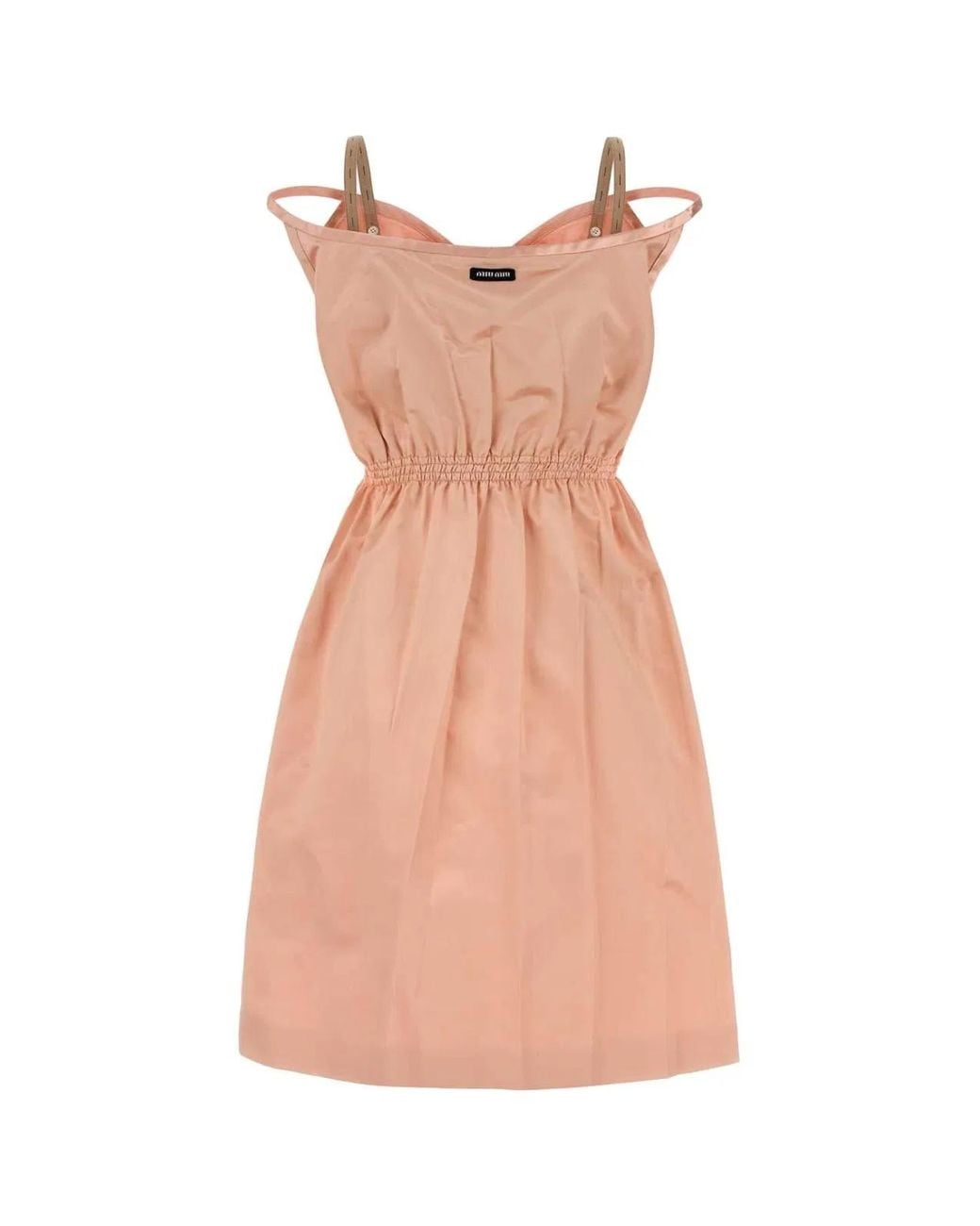 Miu Miu Pink Leopard Print Poplin Top