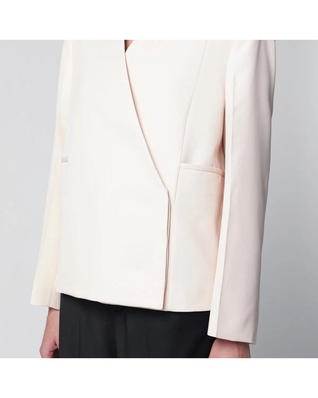 Jil Sander White Wool Blazer