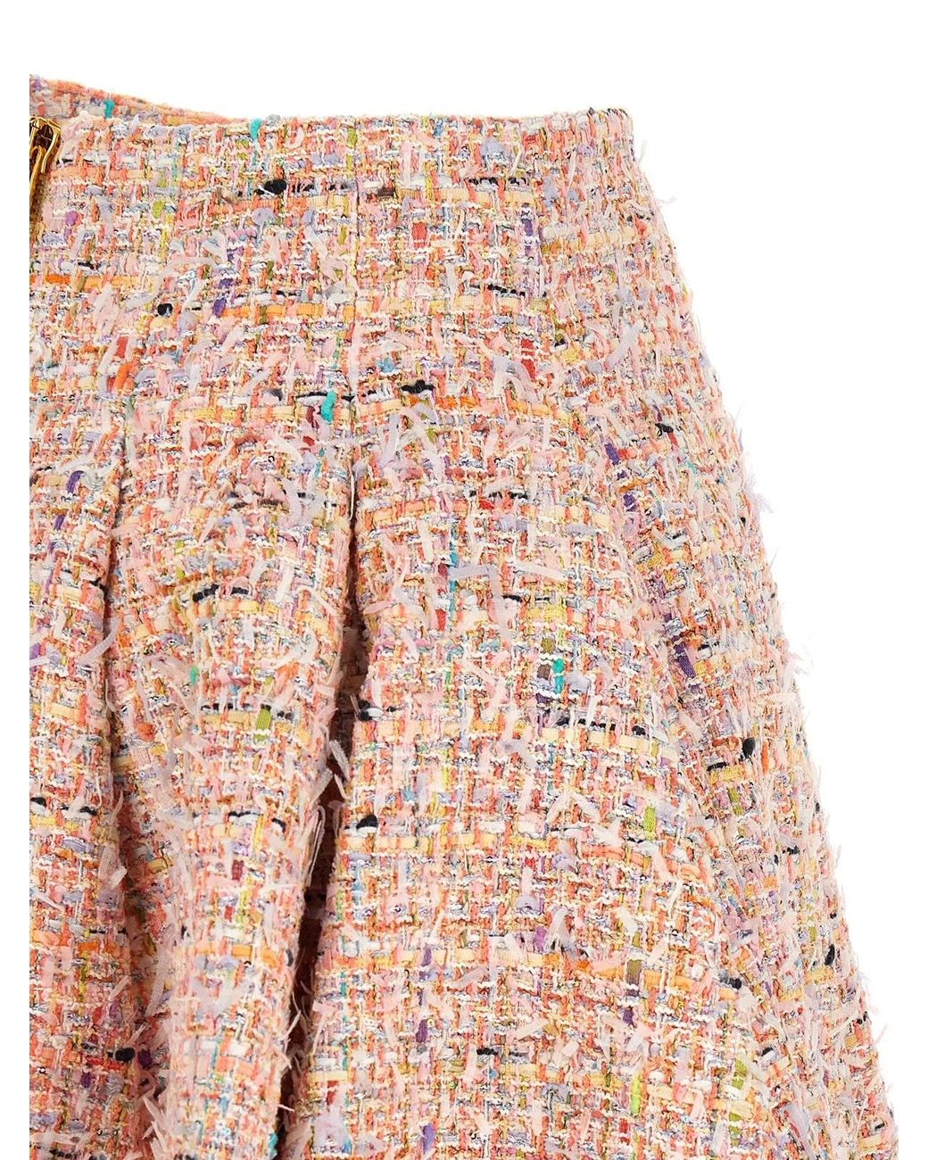 Balmain Natural 'Skater' Skirt