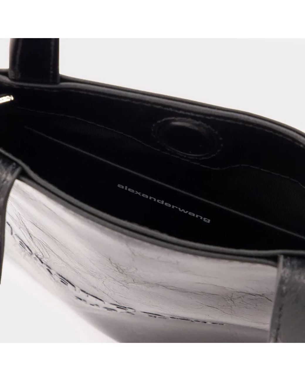 Alexander Wang Black Mini Pinch Small Shopping Handbag