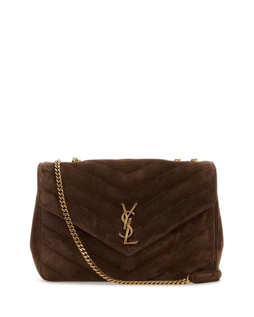 Saint Laurent Brown Shoulder Bags