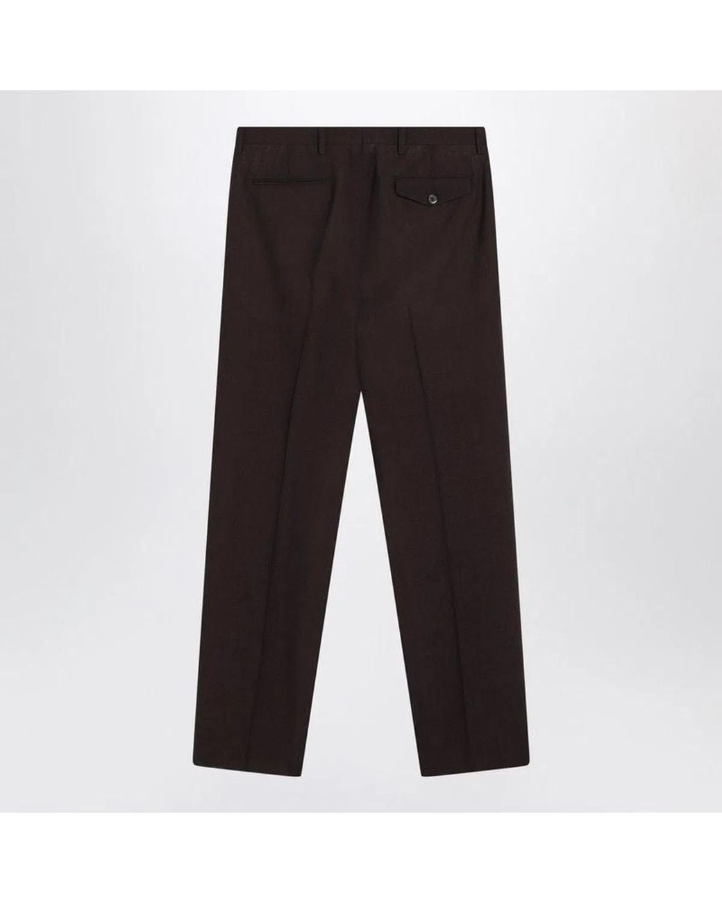 Prada Black Wool Trousers for men