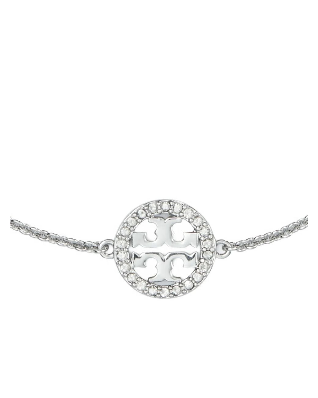 Tory Burch Metallic 'Miller Pavé' Bracelet