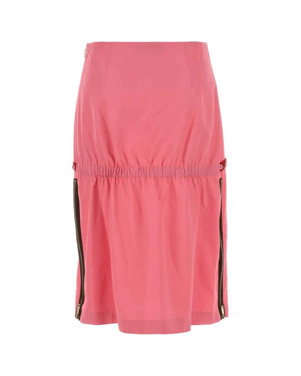 Fendi Pink Technical Viscose Skirt