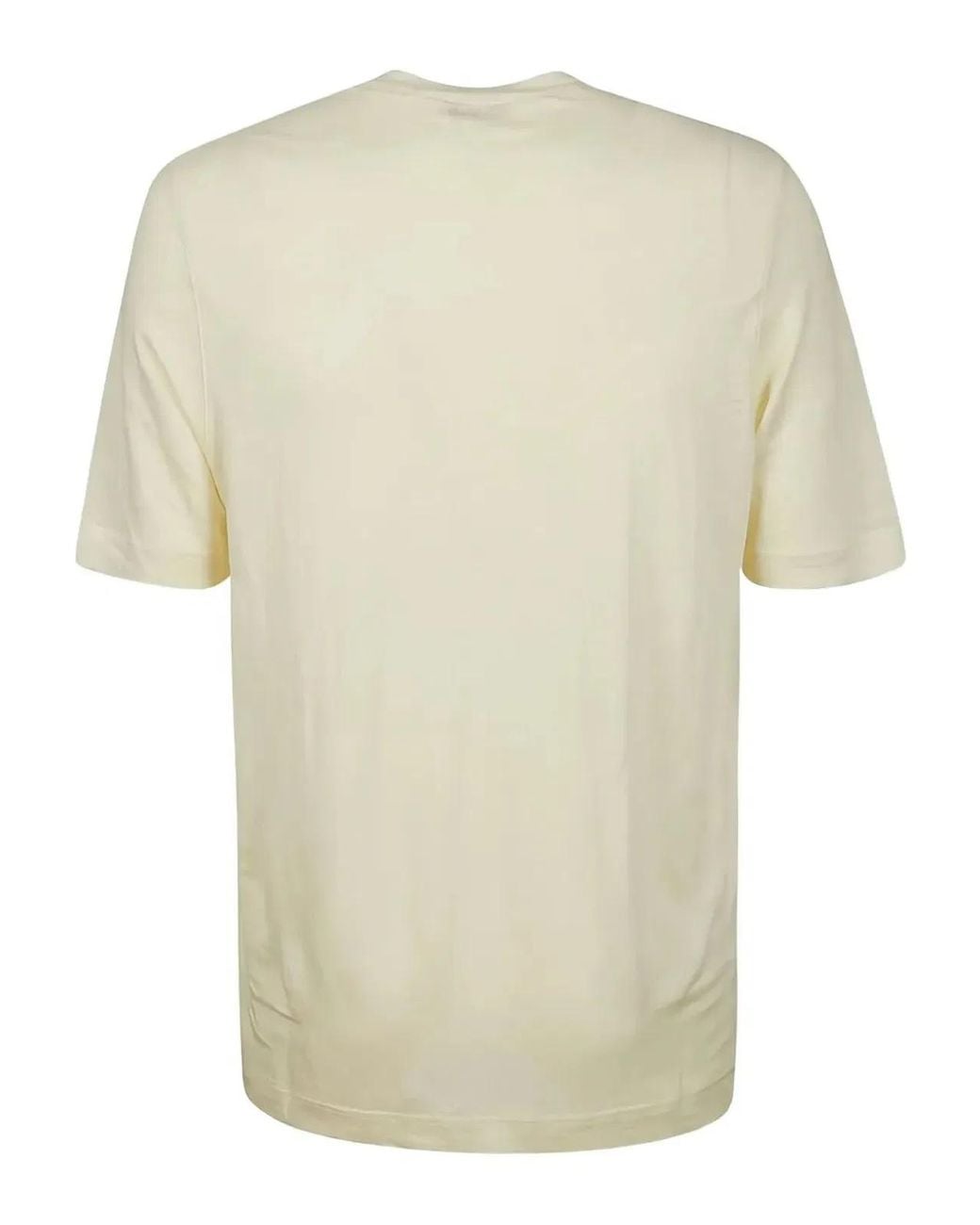 FILIPPO DE LAURENTIIS Natural Short Sleeves T-Shirt for men