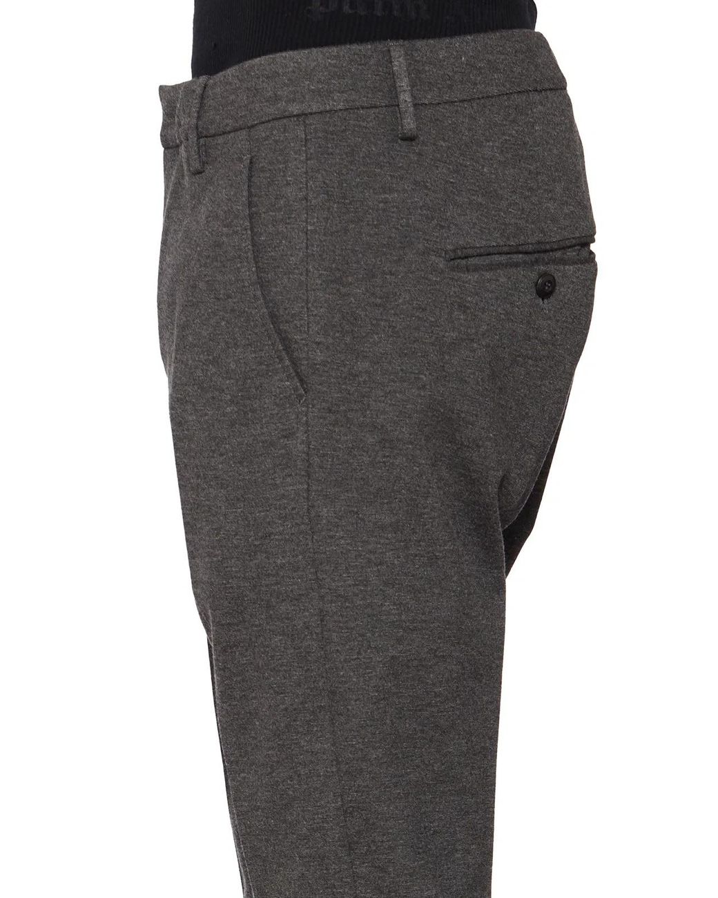 Dondup Gray Trousers Mod. Gaubert for men