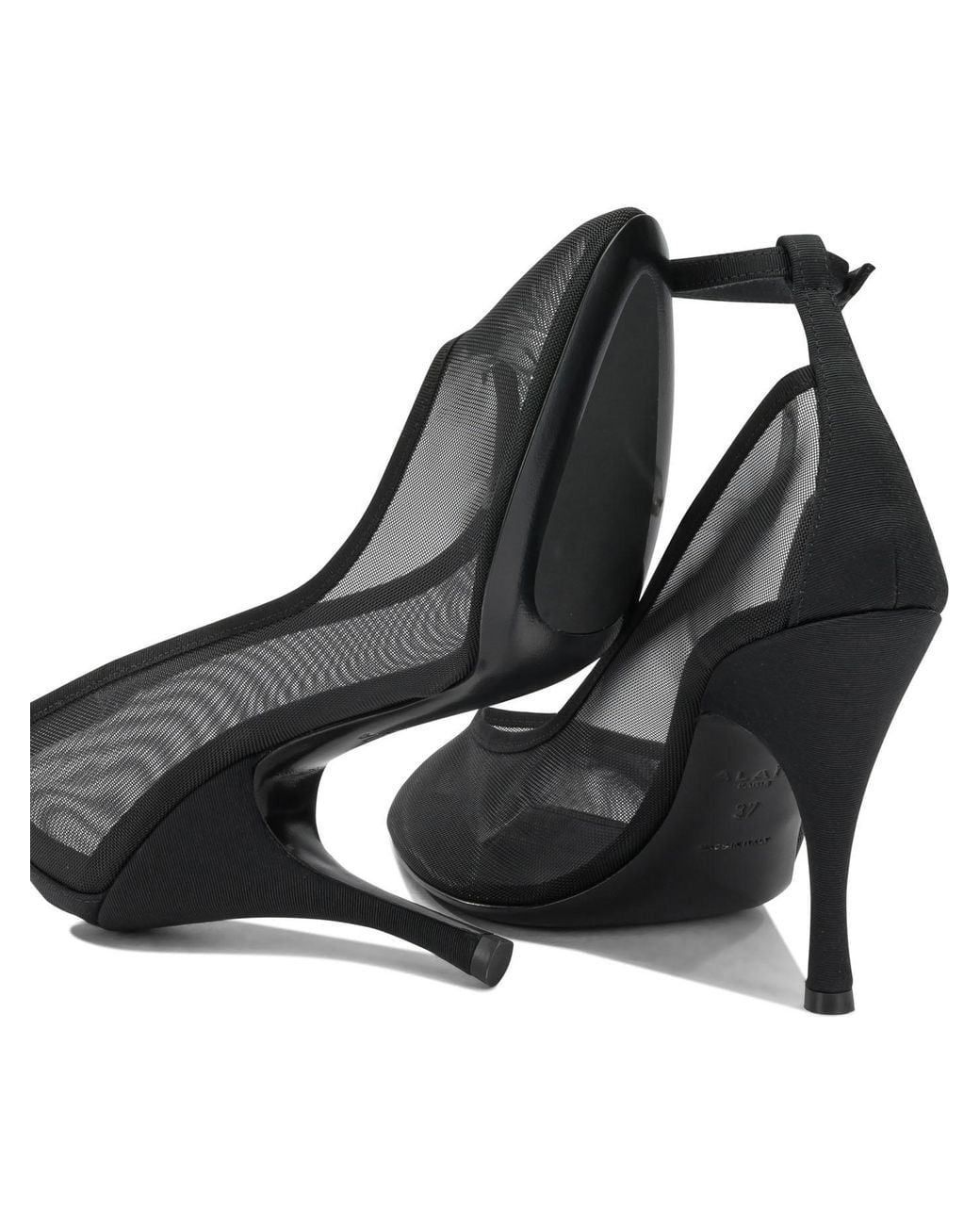 Alaïa Gray Alaia "Nude 100Mm" Pumps
