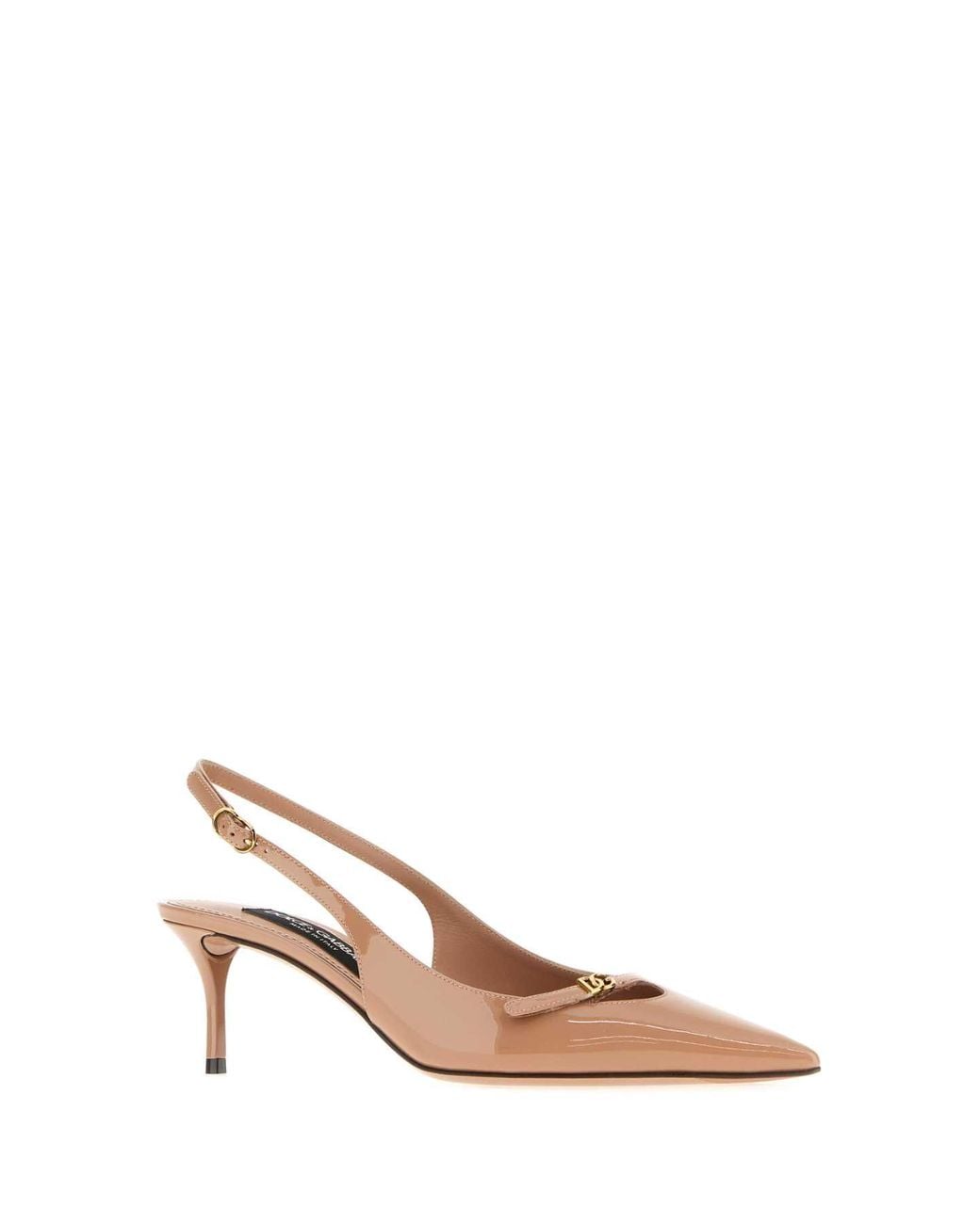 Dolce & Gabbana Brown Dolce & Gabbana Slingback Vernice