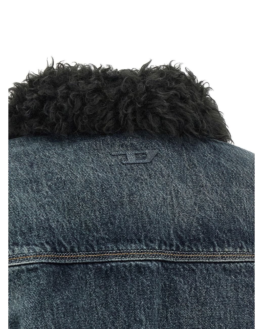 DIESEL Blue 'D-Curly-Fsj1' Jacket