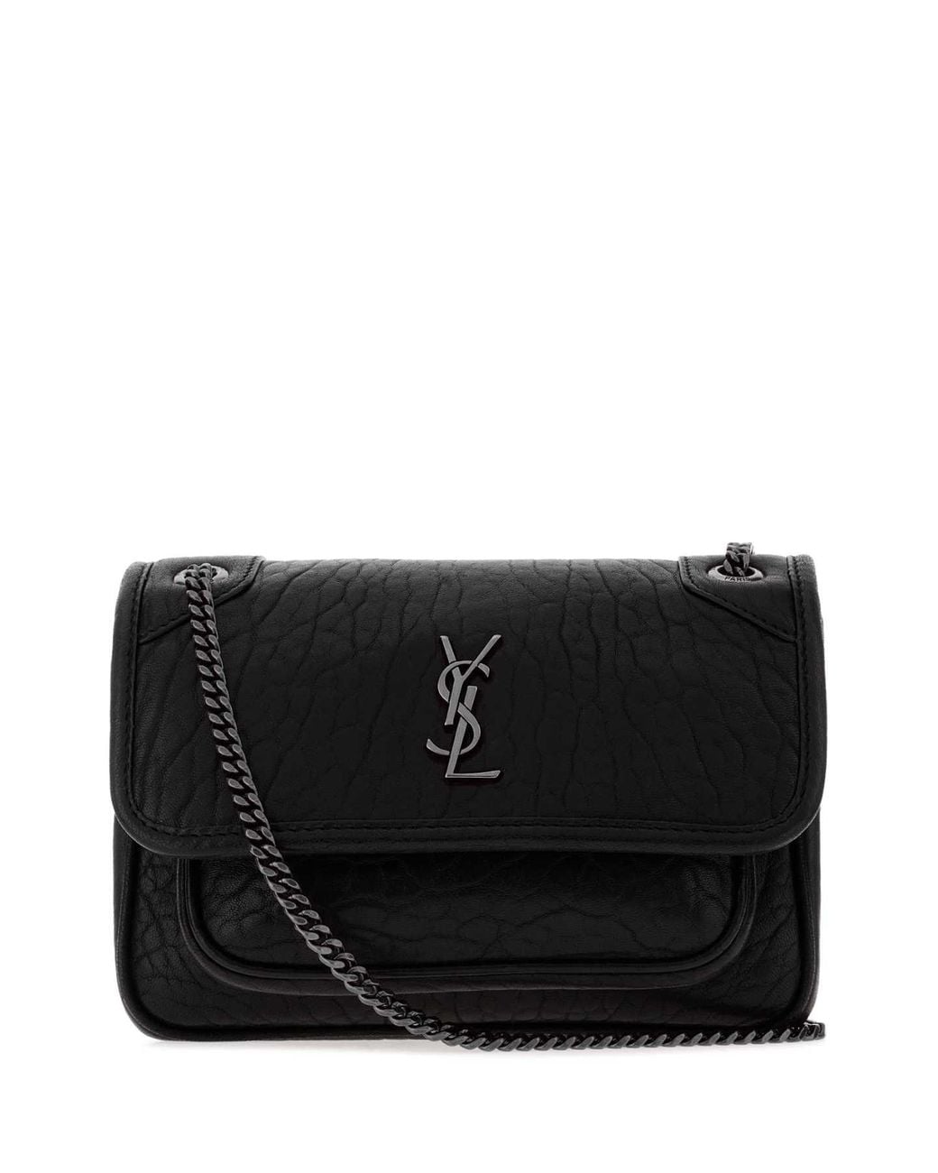 Saint Laurent Black Mini Niki Leather Crossbody Bag 18Cm