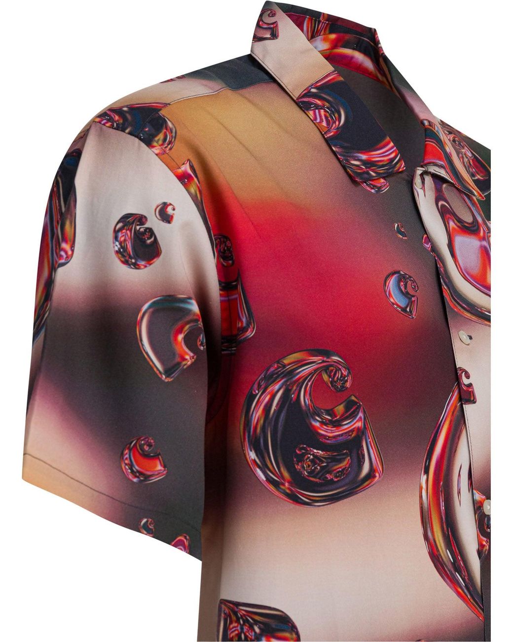 Carhartt Red "S/S Solar Chrome" Shirt for men