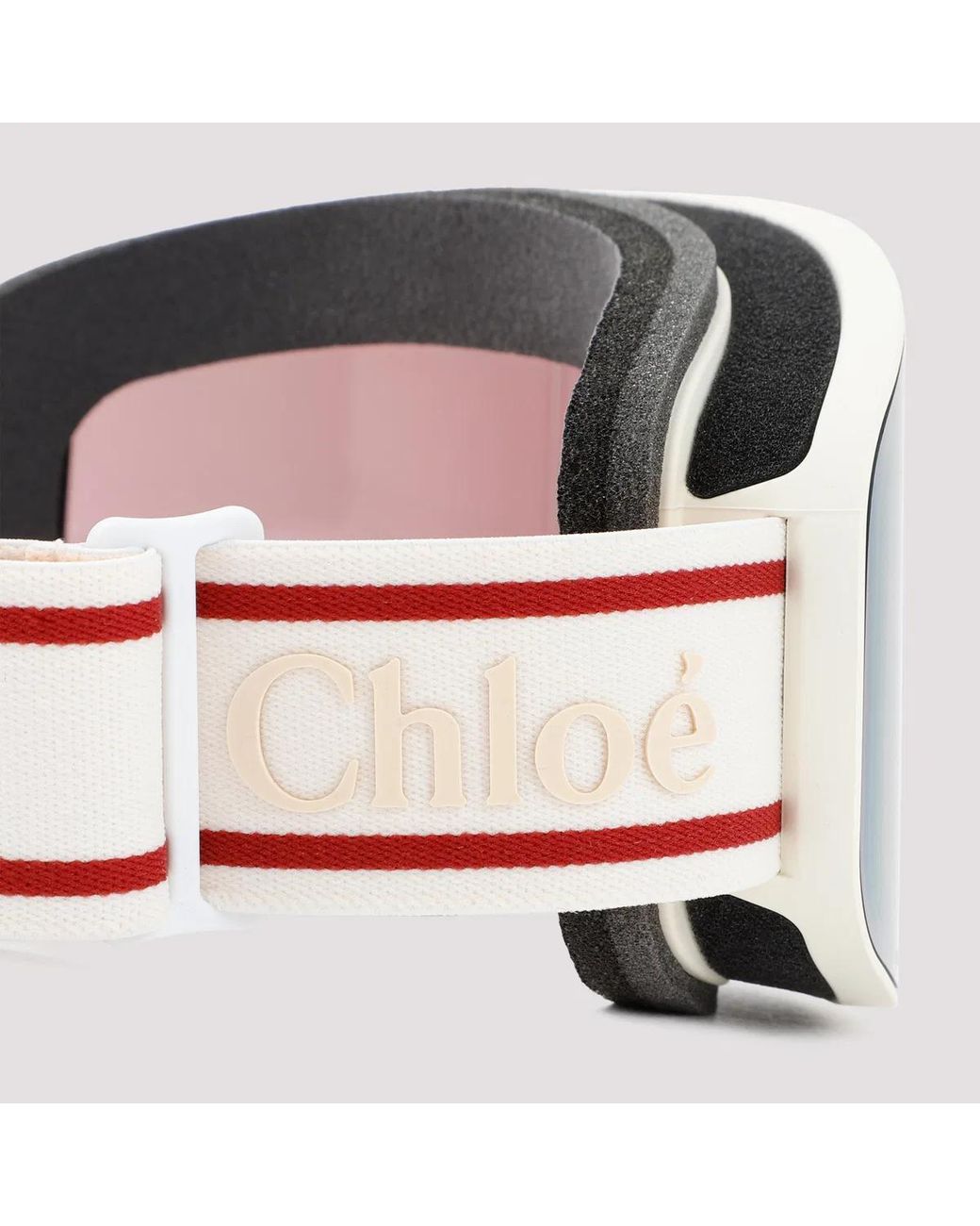 Chloé White Injectate Sunglasses
