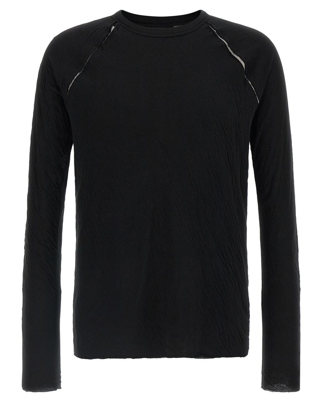 Thom Krom Black Cotton T-Shirt for men