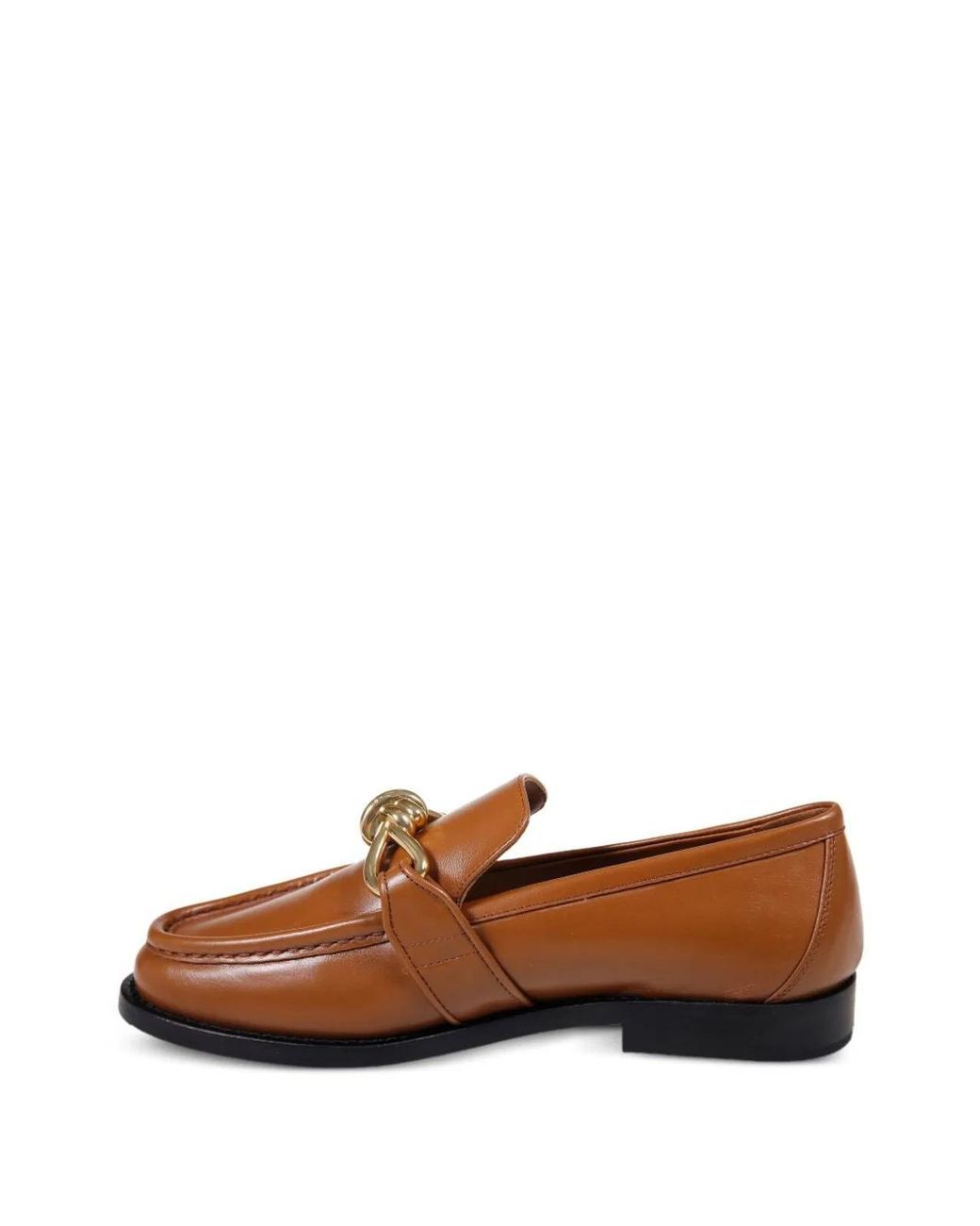 Bottega Veneta Brown Astaire Metallic Loafer