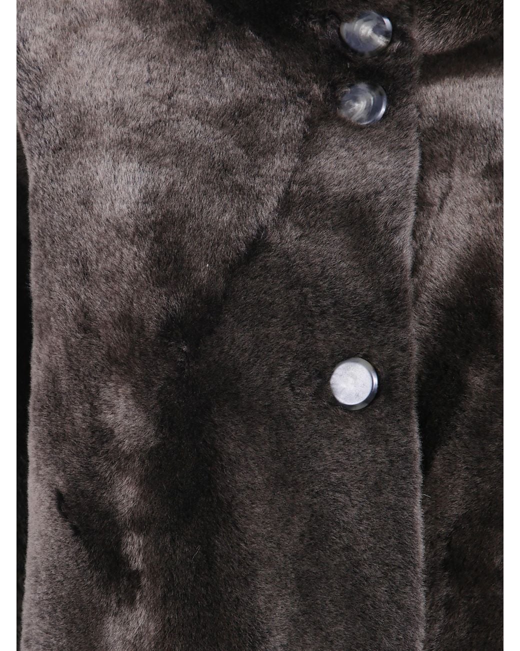Yves Salomon Black 117 Cm Coat