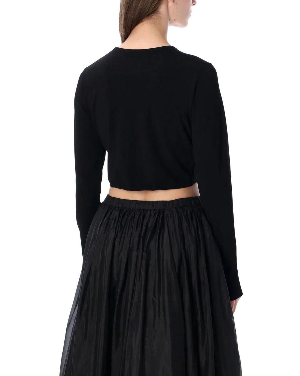 THE GARMENT Black Madison Knotted Top