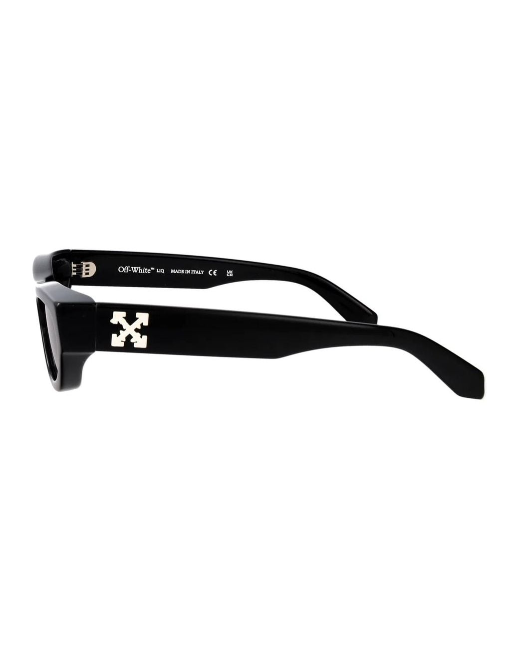 Off-White c/o Virgil Abloh Black Shiny Acetate Sunglasses