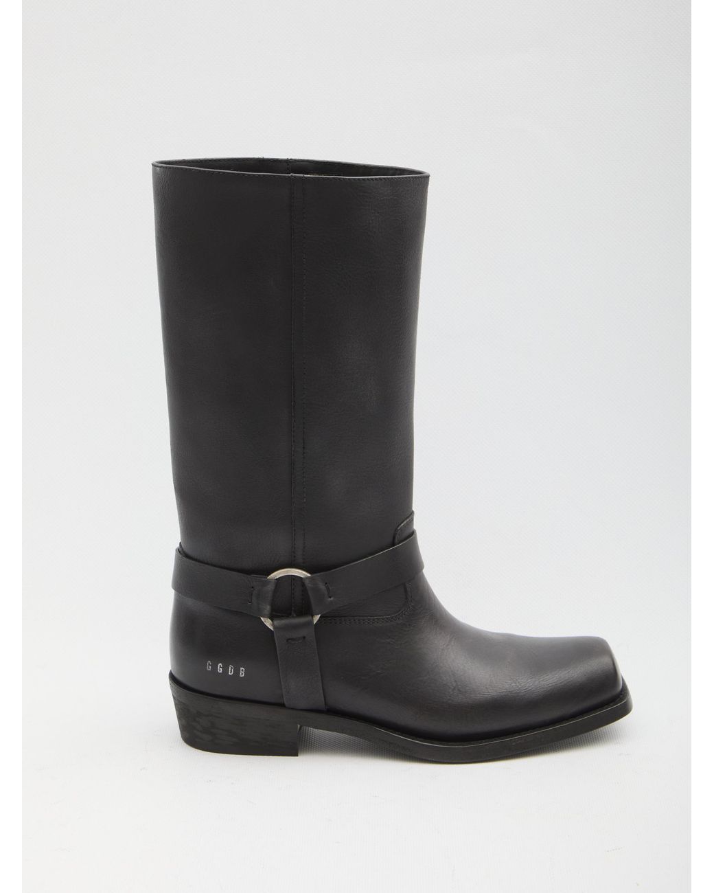 Golden Goose Deluxe Brand Black Stivali Biker Alti Donna