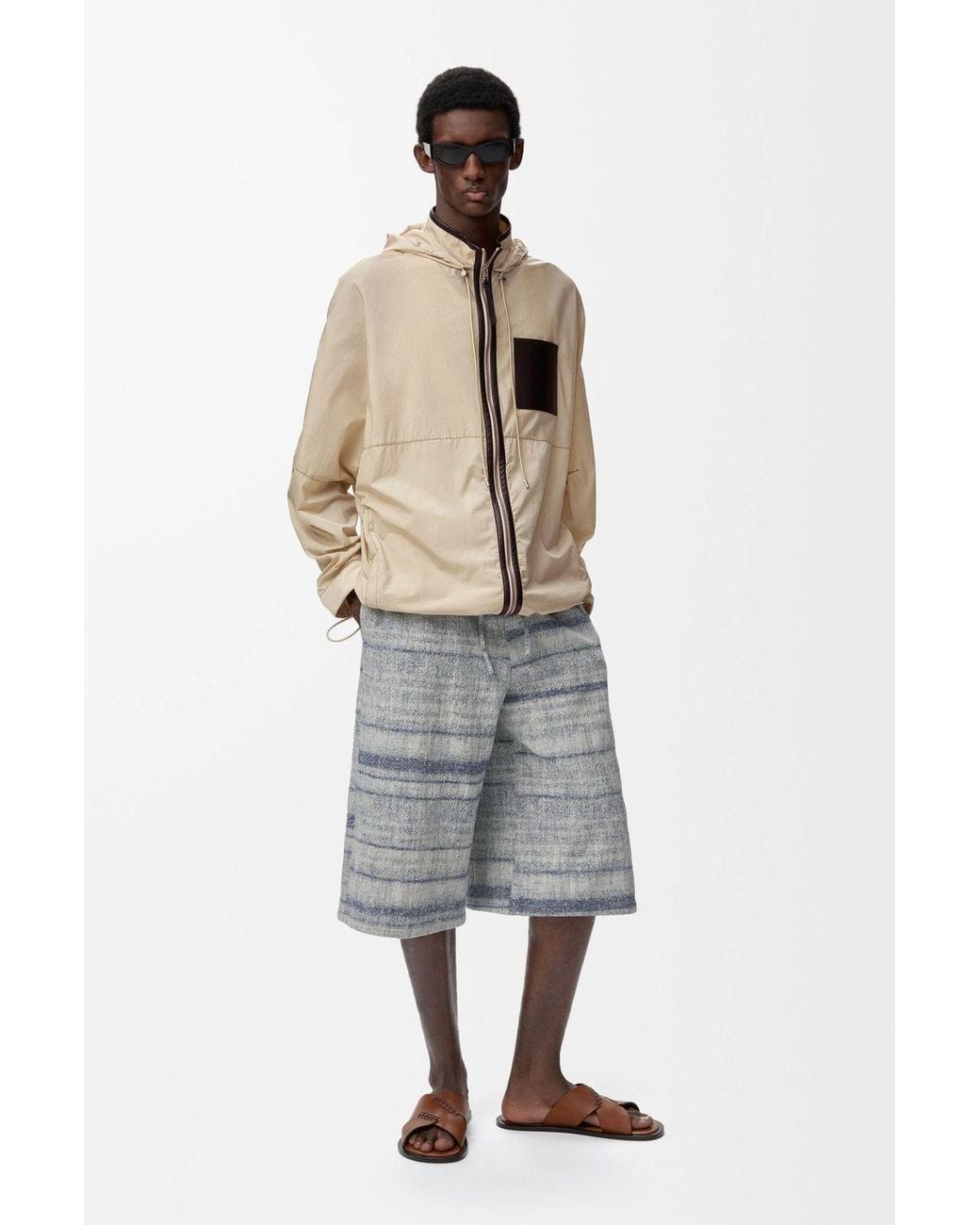 Loewe Natural Hooded Technical Fabric Jacket X Paula's Ibiza for men