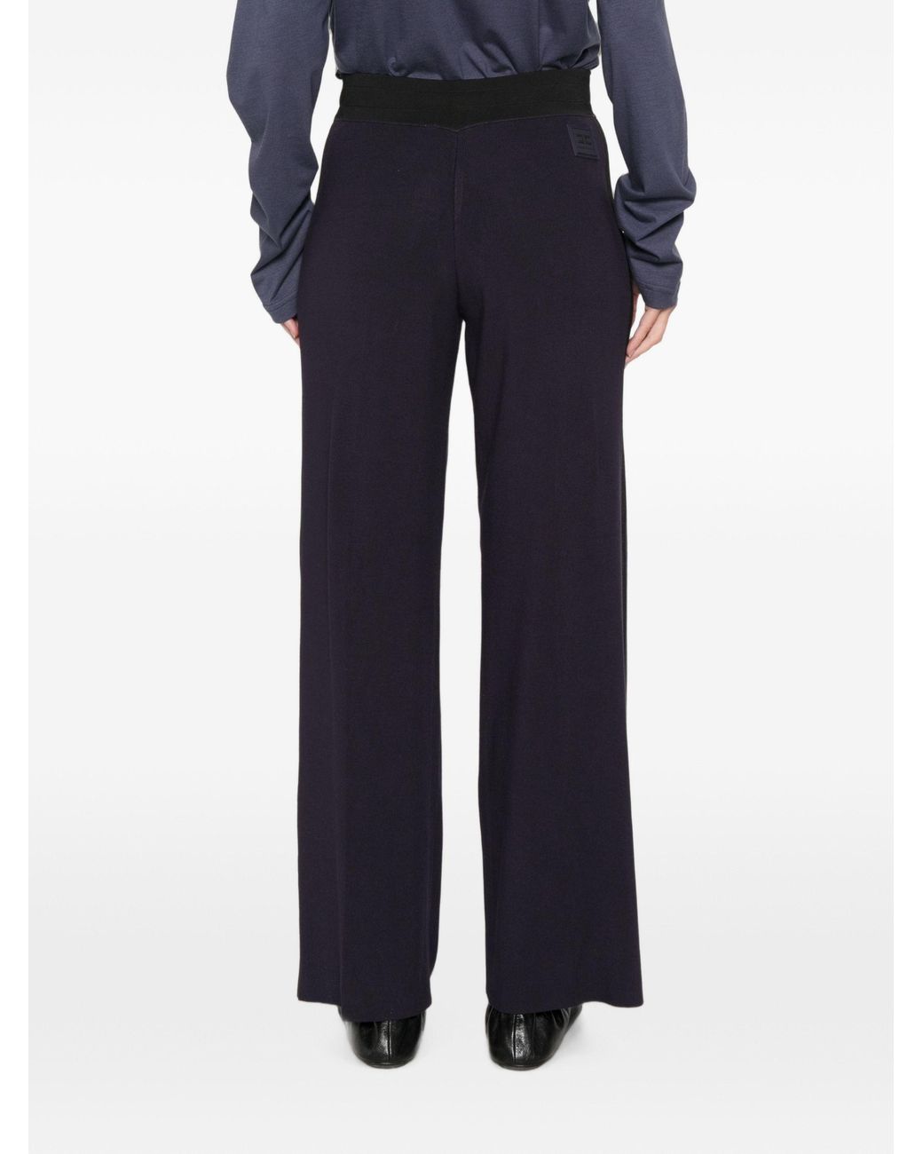 Elisabetta Franchi Blue Pantalon Tricot