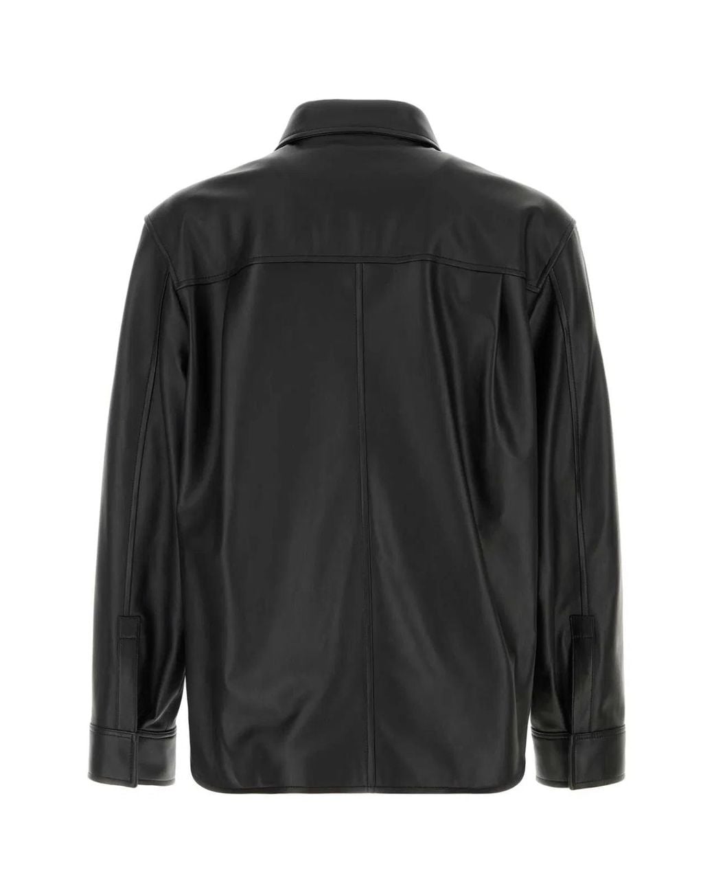 Loewe Black Leather Shirt for men