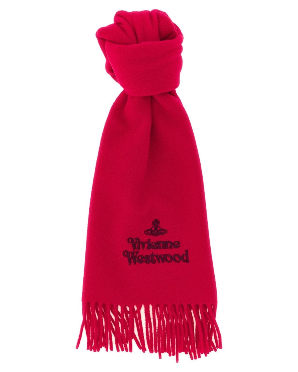 Vivienne Westwood Scarf With Embroidered Logo