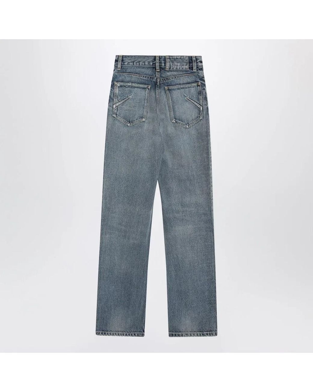 Alaïa Blue Alaia Straightleg Denim Jeans