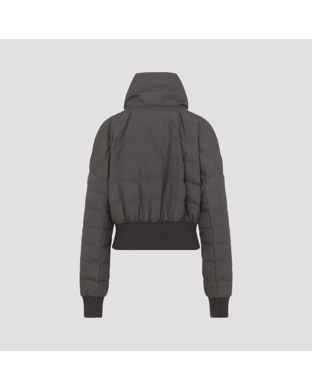 Moncler Gray Dark Dust Cropped Jacket