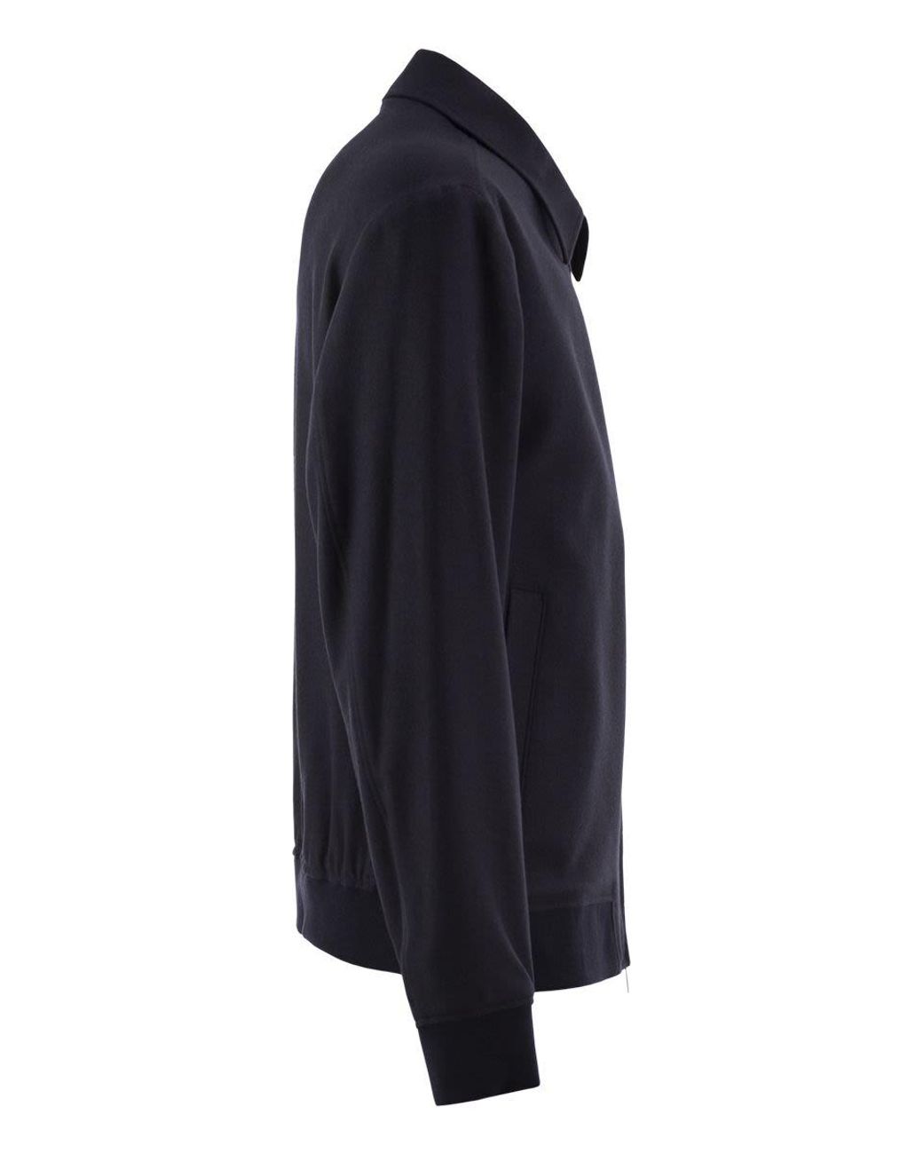 Boss Black Virgin Wool Blend Jacket With Zip for men