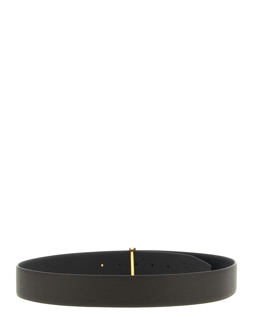 Tom Ford White Calfskin Regular Belt for men