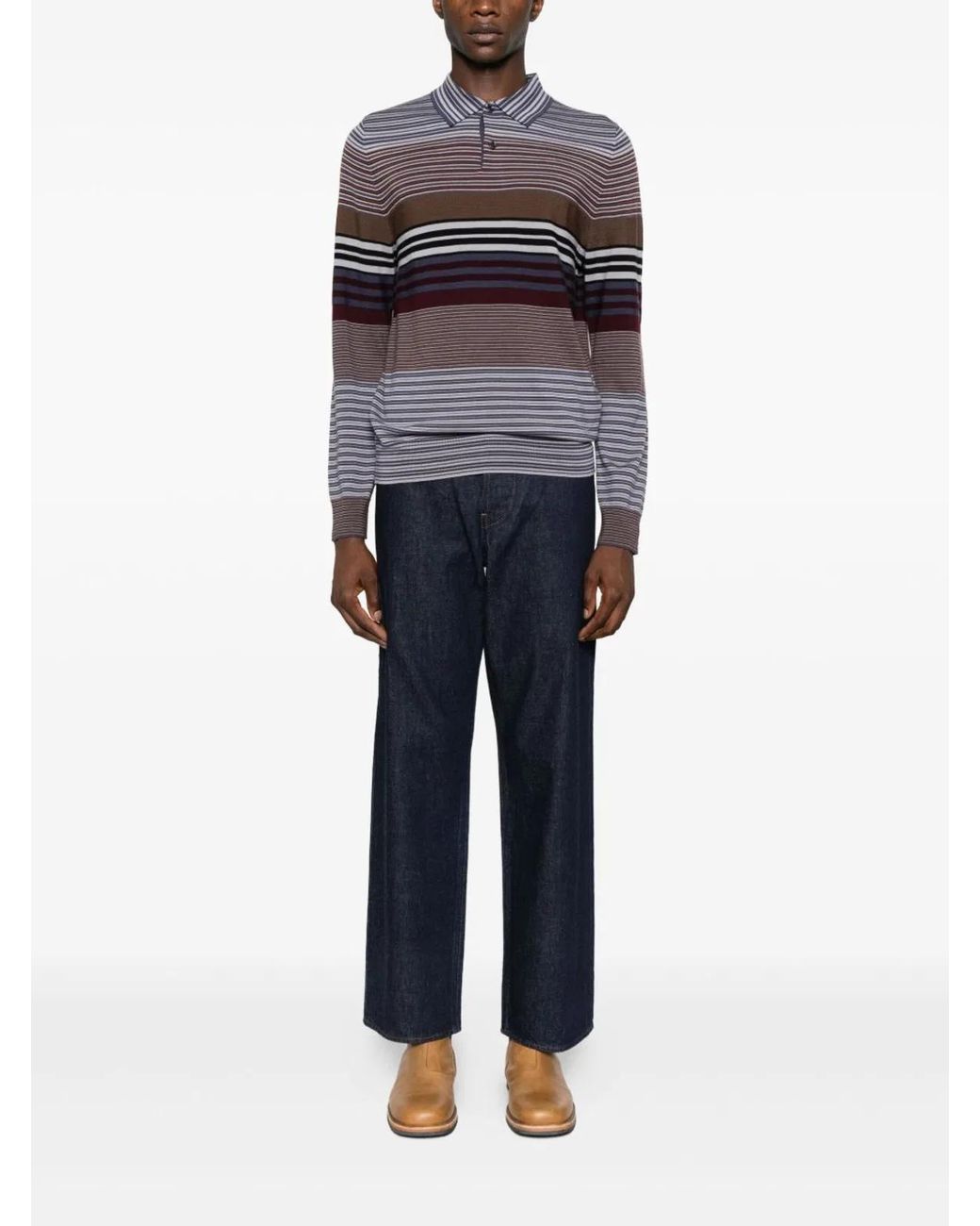Stone Island Blue Loose Fit Jeans for men