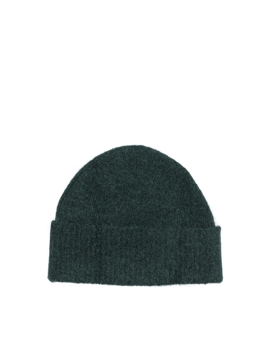 AMI Green Alpaca Beanie for men